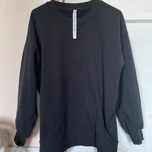 NWT Lululemon womens perfectly oversized crew **discontinued color**